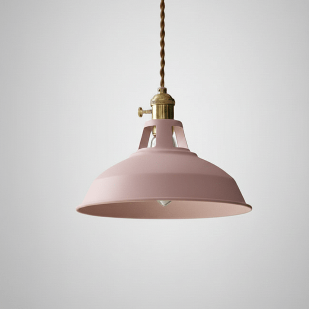 LumenForge Retro Steel Barn Pendant Light For Dining Areas And Loft Interiors