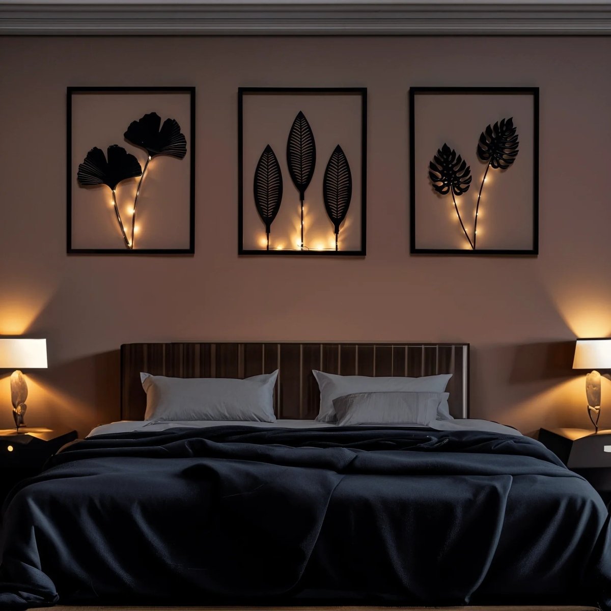 AuraNest Color Changing LED Frame Lamp Set For Cozy Ambient Interiors