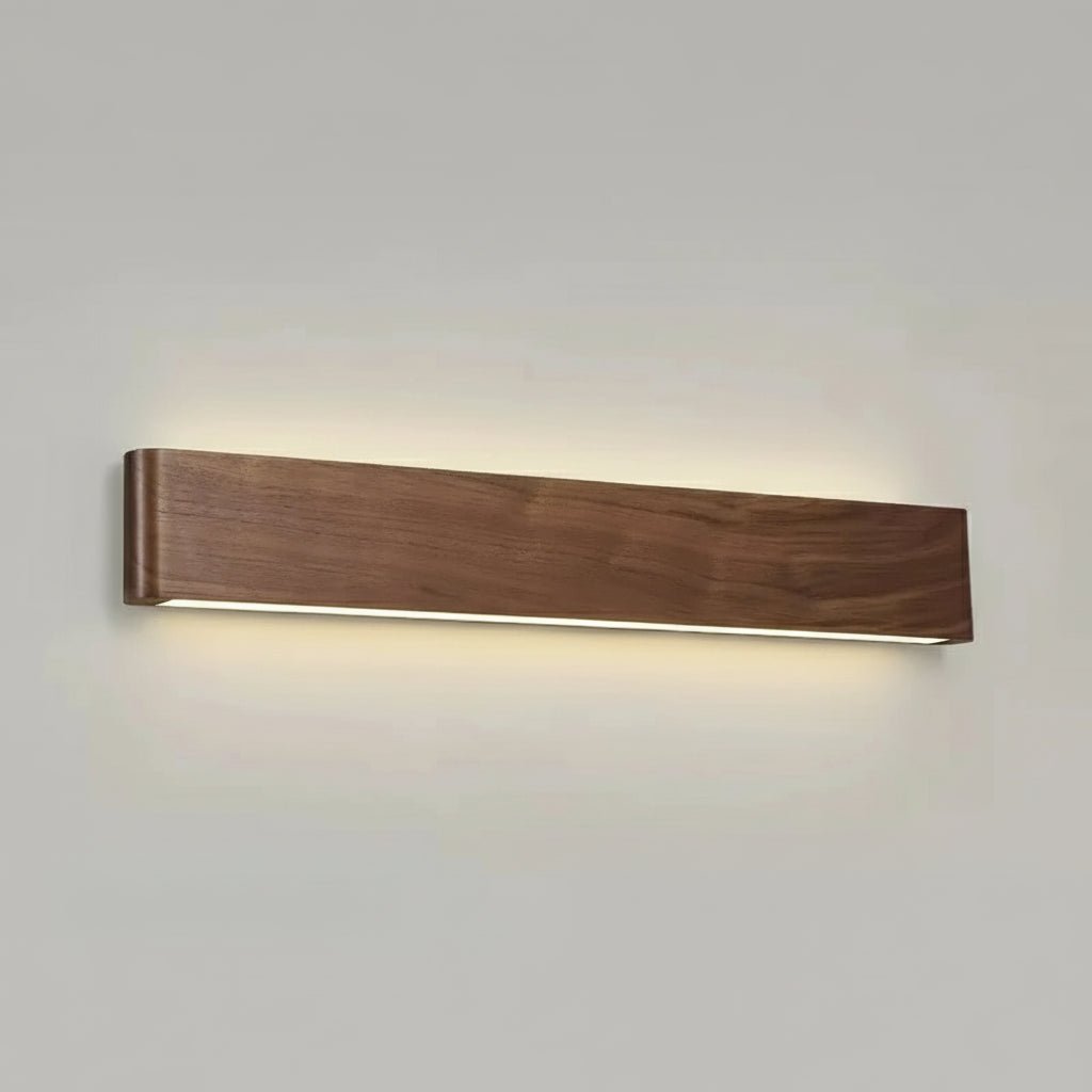 TimberNest Wood Wall Lamp With 3 Color Temperatures Adjustable LED For Living Rooms