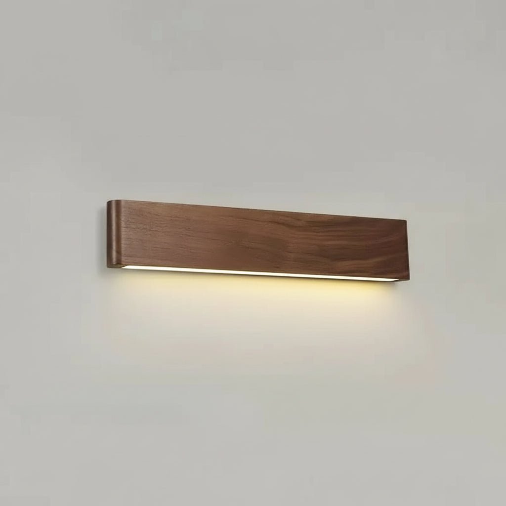 TimberNest Wood Wall Lamp With 3 Color Temperatures Adjustable LED For Living Rooms