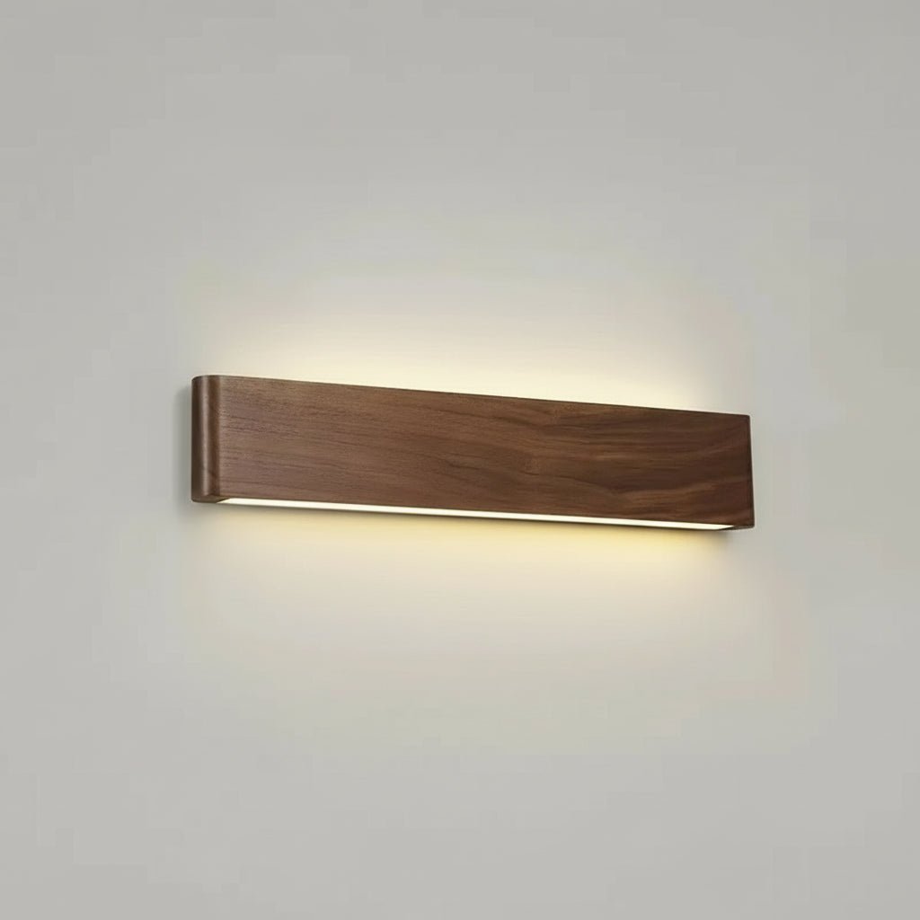 TimberNest Wood Wall Lamp With 3 Color Temperatures Adjustable LED For Living Rooms