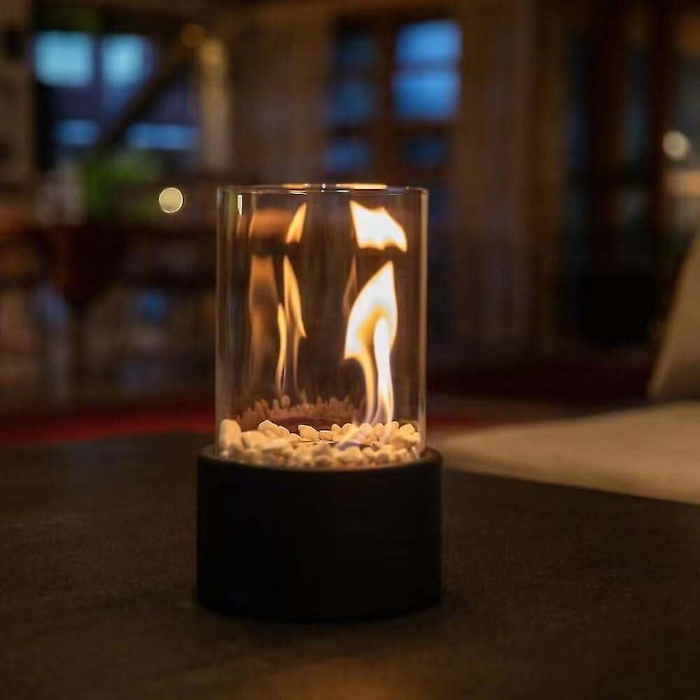 LumaGlow Glass Oil Lamp For Home Decor Enthusiasts Indoors And Outdoors Refillable