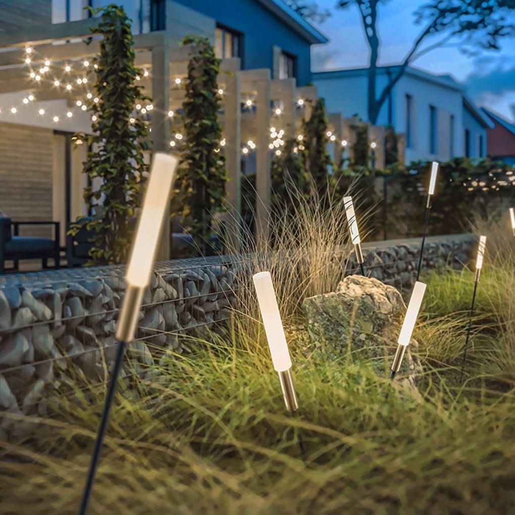 LumaGrove Outdoor Solar Reed Lights for Ambient Garden Lovers