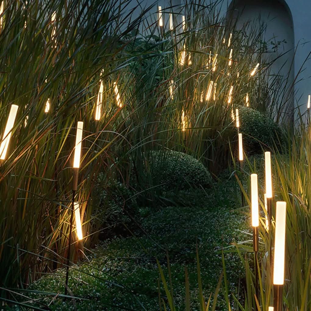 LumaGrove Outdoor Solar Reed Lights for Ambient Garden Lovers