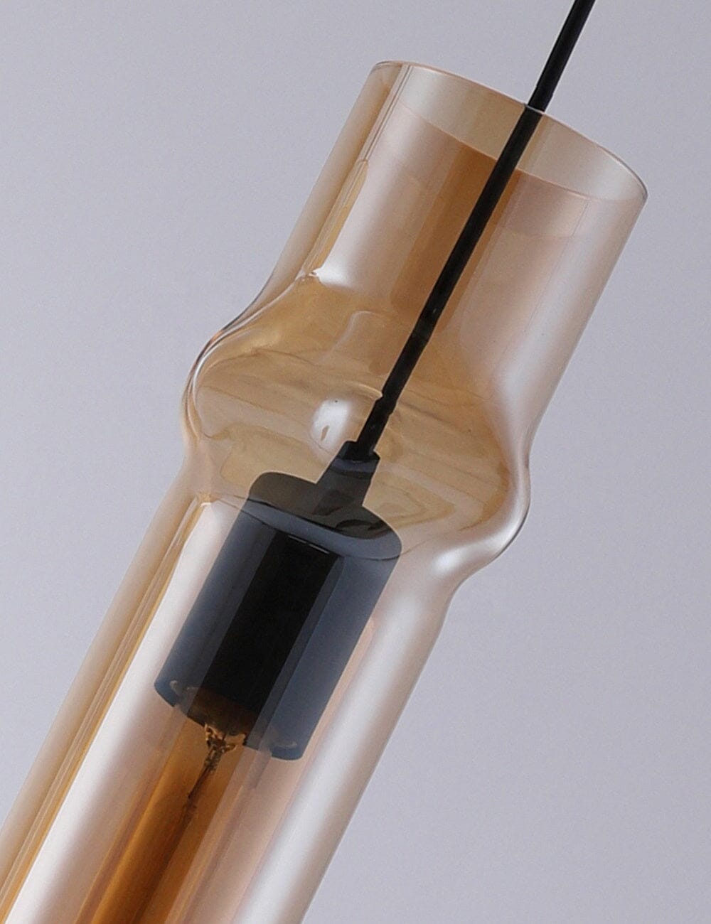 LumaNova Smoke Gray Glass Pendant Lights for Modern Rooms